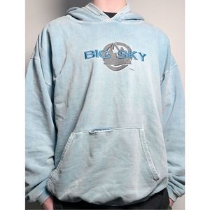 Distressed Big Sky Montana Hoodie